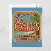 Carte Postale Jouer dans le pays des OZARKS d'un million de sour (Devant / Derrière)