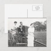 Carte Postale Jouer dans une robe (Devant / Derrière)