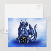 Carte Postale Jouer Dragon (Devant / Derrière)