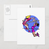 Carte Postale Jouer dur (Devant / Derrière)