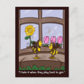 Carte Postale Jouer Dur Pour Obtenir (Devant)