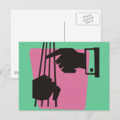 Carte Postale Jouer la basse (Devant / Derrière)