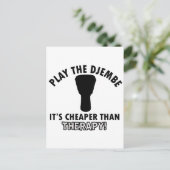 Carte Postale Jouer le djembe (Debout devant)