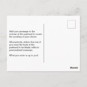 Carte Postale Jouer notre chanson - QR Code Design (Dos)