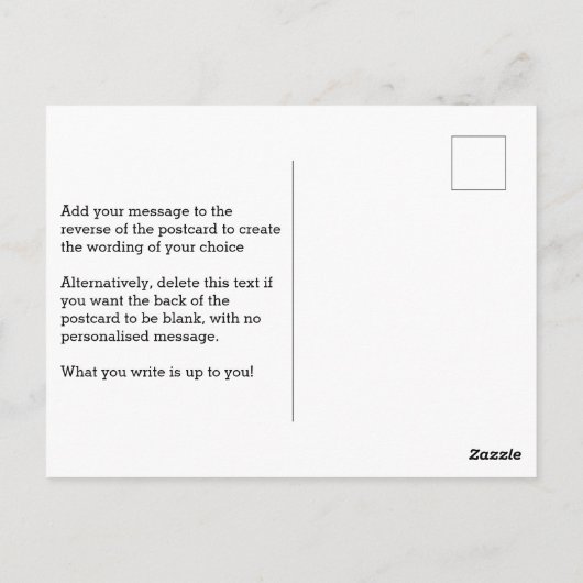 Carte Postale Jouer notre chanson - QR Code Design (Dos)