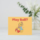 Carte Postale Jouer T-shirts et cadeaux de bal (Debout devant)