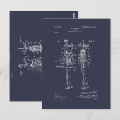 Carte Postale Jouet antique 1904 Dessin de brevet (Devant / Derrière)