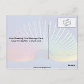 Carte Postale Jouet brillant de couleur arc-en-ciel (Dos)