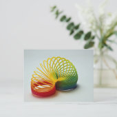 Carte Postale Jouet coloré arc-en-ciel pour enfants (Debout devant)