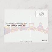 Carte Postale Jouet de train en plastique pour enfants (Dos)