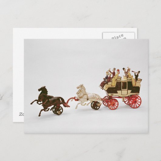 Carte Postale Jouet stagecoach (Devant / Derrière)