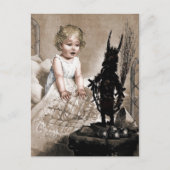 Carte postale Jouet vintage Krampus (Devant)