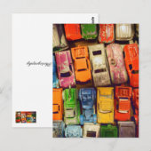 Carte Postale Jouet voiture Junkyard (Devant / Derrière)