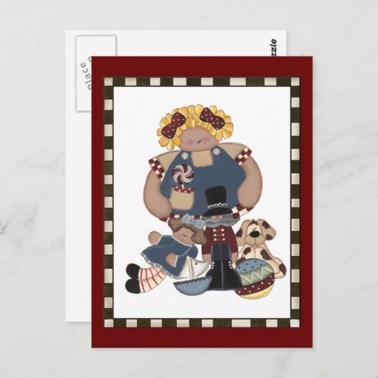 Carte Postale Jouets (Devant / Derrière)