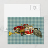 Carte Postale Jouets d'antiquités pour enfants (Devant / Derrière)