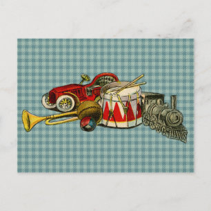 Carte Postale Jouets d'antiquités pour enfants