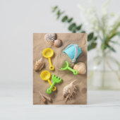 Carte Postale Jouets de plage (Debout devant)