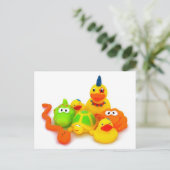 Carte Postale Jouets en caoutchouc (Debout devant)
