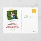 Carte Postale Jouets Jouets Merci Anniversaire de enfant (Dos)