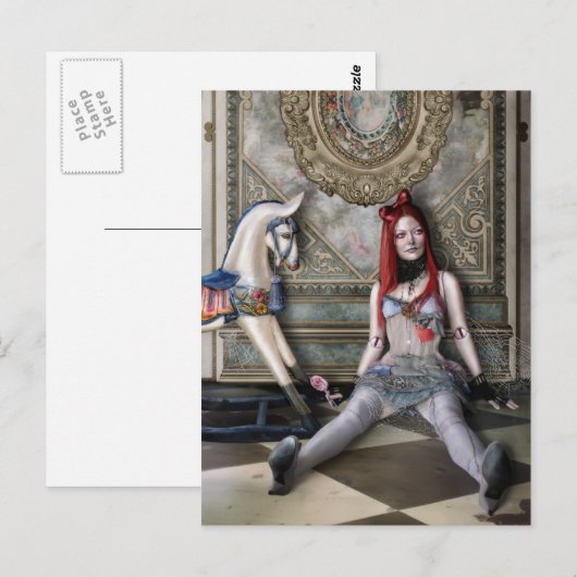 Carte postale Jouets perdus (Devant / Derrière)