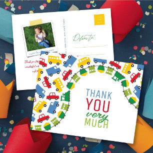 Carte Postale Jouets pour garçons Transport Voiture Train Bus Ca