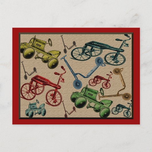 Carte Postale Jouets vintages (Devant)