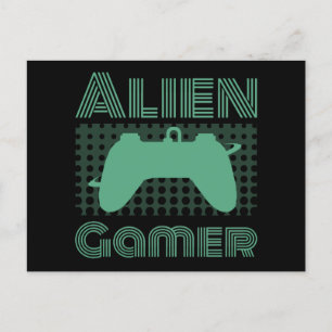 Carte Postale Joueur Alien