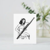 Carte Postale Joueur Bassoon (Debout devant)