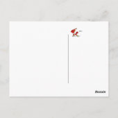 Carte Postale Joueur cardinal de baseball (Dos)