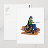Carte Postale Joueur de baseball (Devant / Derrière)