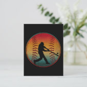 Carte Postale Joueur de baseball vintage (Debout devant)