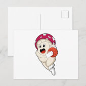 Carte Postale Joueur de basket-ball (Devant / Derrière)