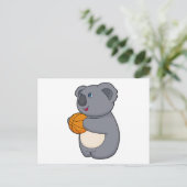 Carte Postale Joueur de basket-ball de Koala (Debout devant)