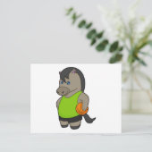 Carte Postale Joueur de basket-ball équin Basketball (Debout devant)