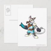 Carte Postale Joueur de Bori Terror Mountain (Devant / Derrière)