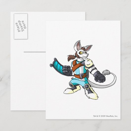 Carte Postale Joueur de Bori Terror Mountain (Devant / Derrière)