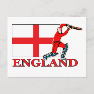 Carte Postale Joueur de cricket anglais