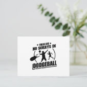Carte Postale Joueur de Dodgeball | Cadeaux Sport Team Trainer (Debout devant)