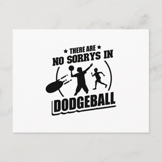 Carte Postale Joueur de Dodgeball | Cadeaux Sport Team Trainer (Devant)