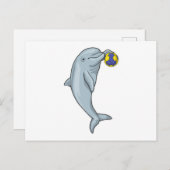 Carte Postale Joueur de handball Dauphin Handball (Devant / Derrière)