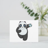 Carte Postale Joueur de handball Panda Handball (Debout devant)
