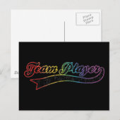 Carte Postale Joueur de l'équipe Rainbow (Devant / Derrière)