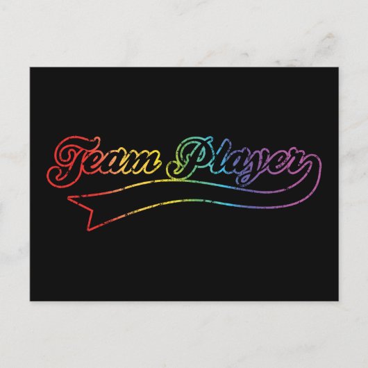 Carte Postale Joueur de l'équipe Rainbow (Devant)