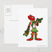 Carte Postale Joueur de l'île du mystère de Nimmo (Devant / Derrière)