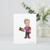 Carte Postale Joueur de personnel d'Undutchable Kreludor (Debout devant)