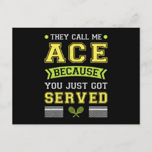 Carte Postale Joueur de tennis Match Racket Court Sports Drôle C