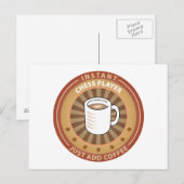 Carte Postale Joueur d'échecs instantané (Devant / Derrière)