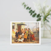 Carte Postale Joueur d'orgue de barbarie (Debout devant)