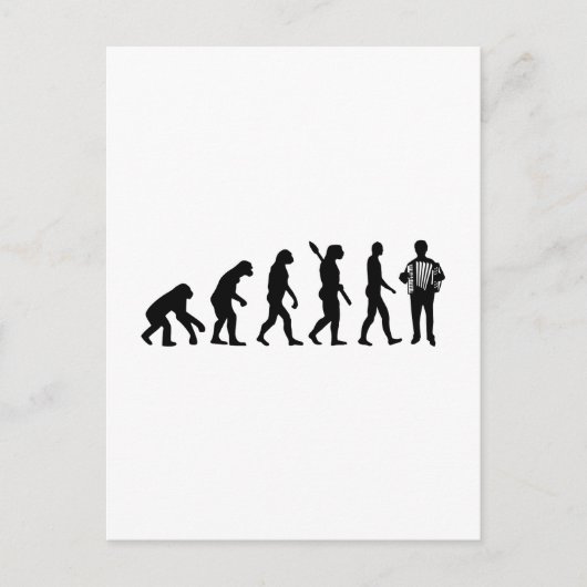 Carte Postale Joueur Evolution Accordion (Devant)