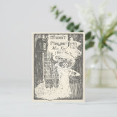 Carte Postale Joueur fantôme Vintage Bunco (Debout devant)